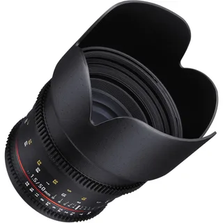 Samyang 50mm T1.5 Full Frame AS UMC VDSLR II Cine Lens (Sony E)