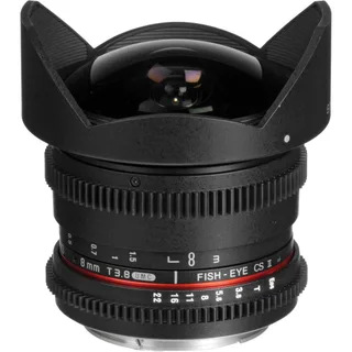 Samyang 8mm T3.8 Crop UMC Fisheye Lens (Sony E)