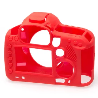 EasyCover Silikon Kılıf (Canon EOS 5D Mark III / 5DS / 5DS R Kırmızı)