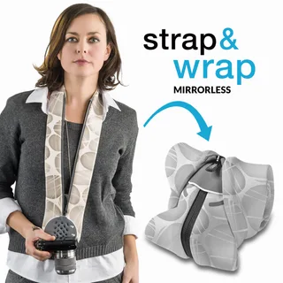 Miggo Strap &amp; Wrap Aynasız için Koruyucu Kılıfa Dönüşen Askı (Black)