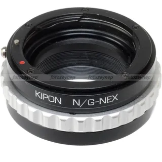 Kipon NIKON-NEX Nikon Lensi Sony NEX E-Mount Gövdelere takmak için.