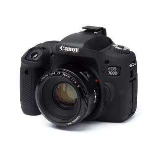 EasyCover Silikon Kılıf (Canon EOS 760D Siyah)