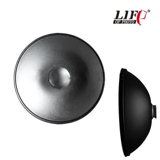 Lifei LD-955E Kafa Flaşı için Beauty Dish / Silver Reflector 56cm