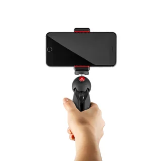 Manfrotto MKPIXICLAMP-BK Pixi Tripod + Telefon Tutucu