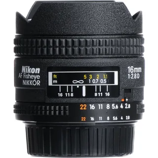 Nikon AF Fisheye-Nikkor 16mm f/2.8D Balıkgözü Lens