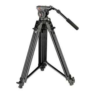 Digipod DVT-75AW Profesyonel Video Tripod + DVH-5W Fluid Kafa 