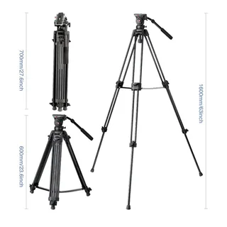 Digipod DVT-75AW Profesyonel Video Tripod + DVH-5W Fluid Kafa 