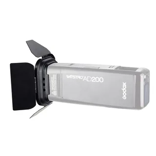 Godox BD-07 Barn Door with Detachable Honeycomb Grid for AD200