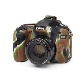 EasyCover Silikon Kılıf (Canon EOS 80D Kamuflaj)