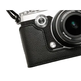 Olympus CS-47B Leather Body Jacket for PEN-F (Black)