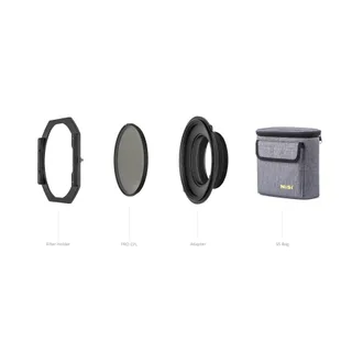 Nisi S5 Kit Nikon 14-24 Lens için 150mm Sistem Tutucu CPL ile