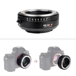 Viltrox NF-E Manual-Focus F to Sony E Mount Camera