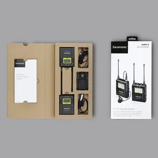 Saramonic UwMic9 TX9+RX9 Kit1 Kablosuz Yaka Mikrofonu