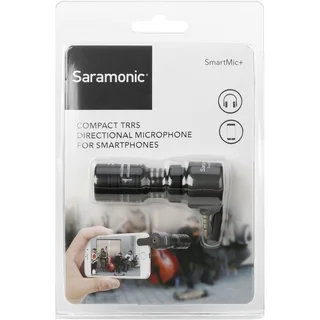 Saramonic SmartMic+ 3.5mm Girişli TRRS Akıllı Telefon Mikrofonu