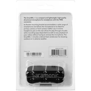 Saramonic SmartMic+ 3.5mm Girişli TRRS Akıllı Telefon Mikrofonu