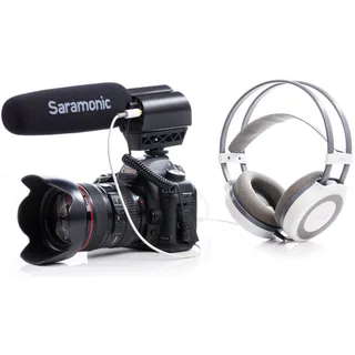 Saramonic Vmic Pro Super Directional Kulaklık Çıkışlı Shotgun Mikrofon