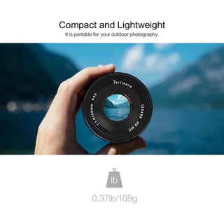 7Artisans 50mm F1.8 Fuji (FX Mount) MF APS-C Lens Siyah 