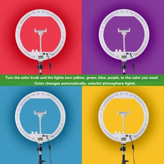 Mcoplus RL-13RGB 13inç RGB Led Işık (Masa Üstü Stand + Telefon Adaptörü Dahil)