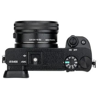 JJC KS-A6400L Deri Görünümlü Koruyucu Makine Filmi (Sony A6400, A6300, A6100 + 16-50mm)