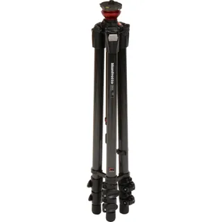Manfrotto MVH500AH,755CX3 MVH500AH Fluid Head &amp; 755CX3 MagFibre Tripod with Carrying Bag