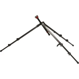 Manfrotto MVH500AH,755CX3 MVH500AH Fluid Head &amp; 755CX3 MagFibre Tripod with Carrying Bag