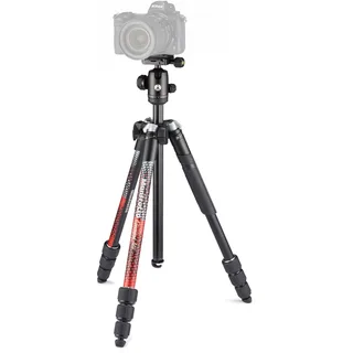 Manfrotto MKELMII4RD-BH Element MII Aluminum Tripod with Ball Head (Red)