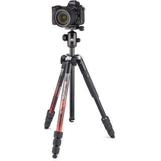 Manfrotto MKELMII4RD-BH Element MII Aluminum Tripod with Ball Head (Red)