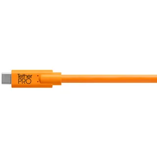 Tether Tools CUC2415-ORG USB-C to 2.0 Mini-B 5-Pin 4.6m