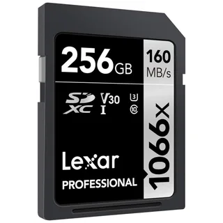 Lexar 256 GB SDXC U3 V30 UHS-I C10 Kart 1066x 160 mb/s
