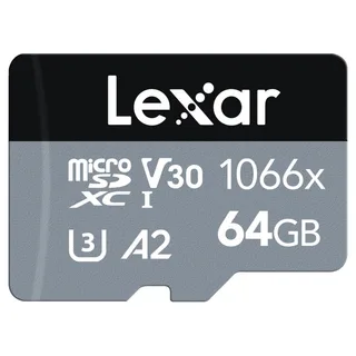 Lexar 64 GB Pro 1066x microSDXC UHS-I A2 U3 V30