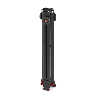 Manfrotto MVK608TWINFA 608 Nitrotech Fluid Head with 645 Fast Twin Aluminum Tripod System and Bag 
