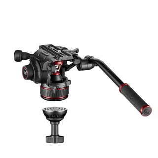 Manfrotto MVK608TWINFA 608 Nitrotech Fluid Head with 645 Fast Twin Aluminum Tripod System and Bag 