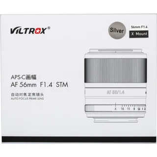 Viltrox AF 56mm f/1.4 XF Lens Silver (Fujifilm X)