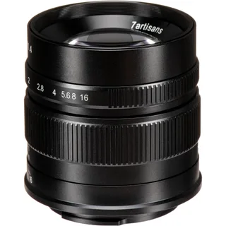 7Artisans 55mm F1.4 Fuji (FX Mount) MF APS-C Lens Siyah 