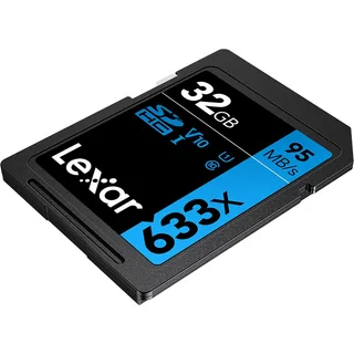 Lexar 32 GB SDHC C10 U1 V10 UHS-I Kart 633x 95 mb/s