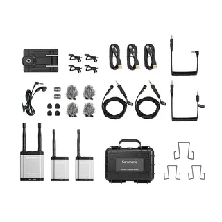 Saramonic Vlink2 Kit2 (TX+TX+RX) 2.4 GHz Kablosuz Mikrofon Sistemi
