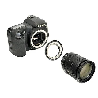 Kiwifotos LMA-NK_EOS (II) Nikon Lensi Canon Gövdede Kullanım Adaptörü 