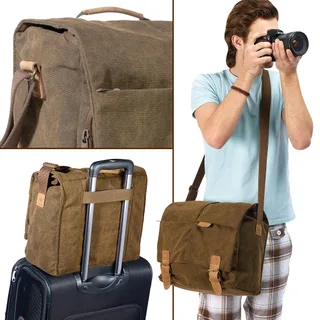 National Geographic A2560 Medium Kamera ve Notebook Omuz Çantası