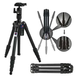 Benro C-0690T B00 Carbon Fiber Travel Angel Tripod Top Kafa ile