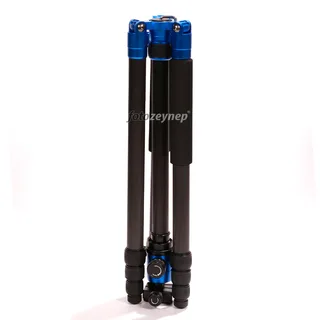 Digipod C-2840FM Carbon Fiber Profesyonel Tripod (Mavi)
