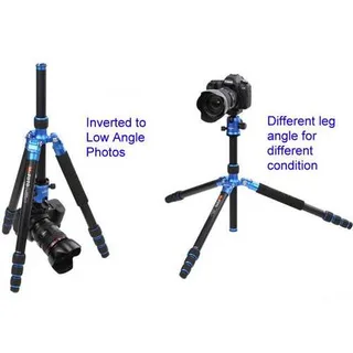 Mefoto A-1350Q1K Mag.Alum.Colorful Travel Angel Tripod (Black)