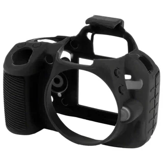 EasyCover Silikon Kılıf (Nikon D3100 Siyah)