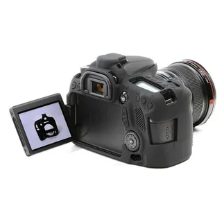 EasyCover Silikon Kılıf (Canon EOS 70D Siyah)