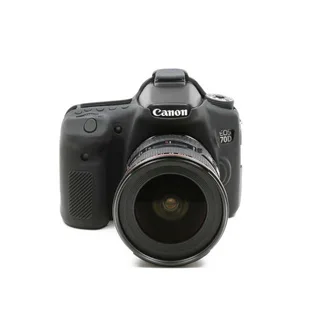 EasyCover Silikon Kılıf (Canon EOS 70D Siyah)