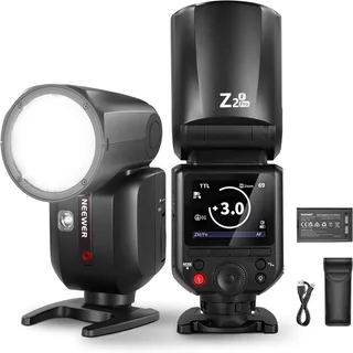 Neewer Z2PRO-F Yuvarlak Başlıklı Bataryalı Tepe Flaşı (Fujifilm)
