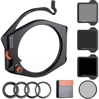 K&amp;F Concept X PRO Square Filter Holder System (95mm CPL + Square ND8/64/1000 + 4 Adapter Rings)