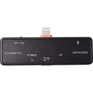 Ckmova UM100 Kit-6 Ultra Kompakt Iphone Ios Için 1 Alıcı 2 Vericili Uhf Kablosuz Yaka Mikrofon Seti