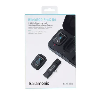 Saramonic Blink500 ProX B6 Kablosuz İkili Mikrofon
