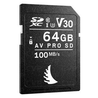 Angelbird 64GB AV Pro V30 UHS-I SDXC Memory Card