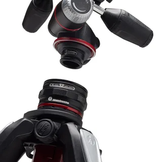 Manfrotto MK055CXPRO33WQR 055 Carbon 3-Section Tripod with 3-Way Head + MOVE